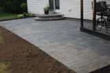 patio and steps