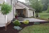 plants add to patio